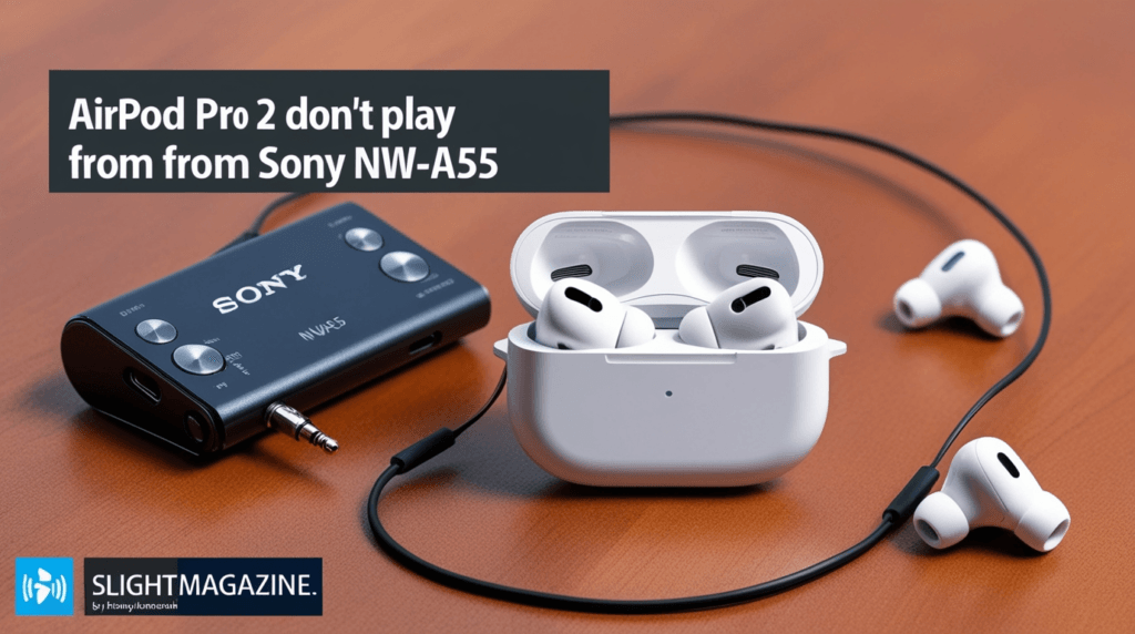 AirPod Pro 2 Don’t Play Sound from Sony NW-A55