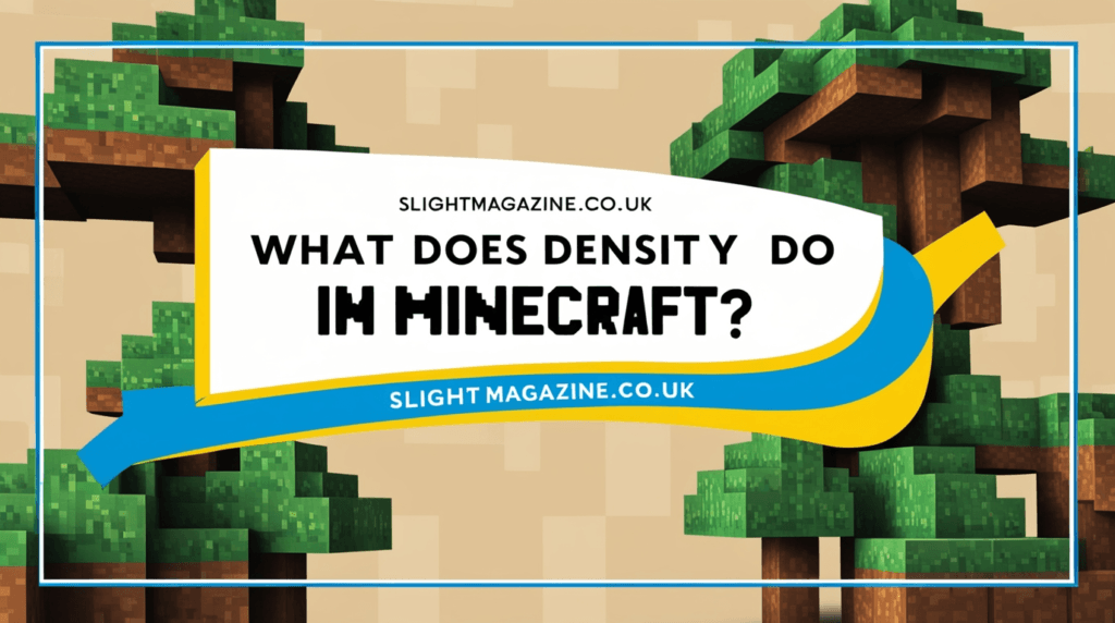 what does density do in minecraft​